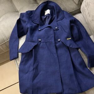 Elegant Kids Navy Pea Coat